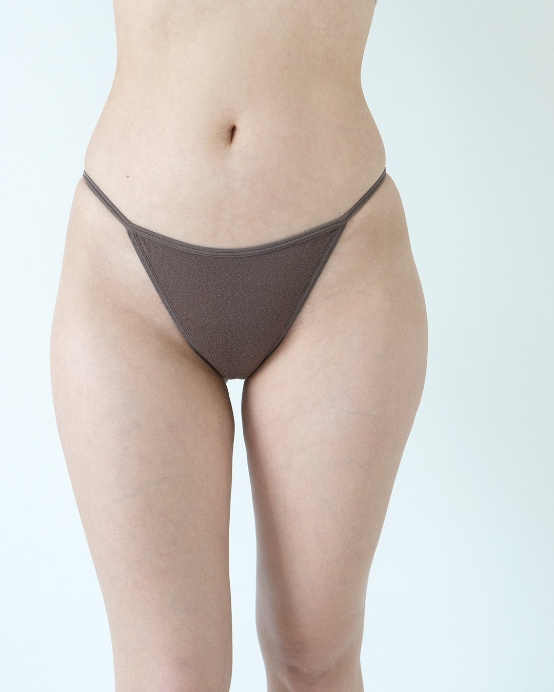 Women's Brown String Bikini Panties  Non private Underwear – non private