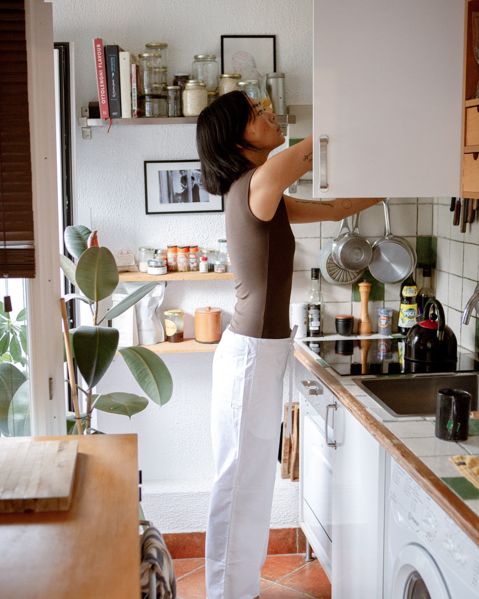 Scoop Neck Tank Top Espresso