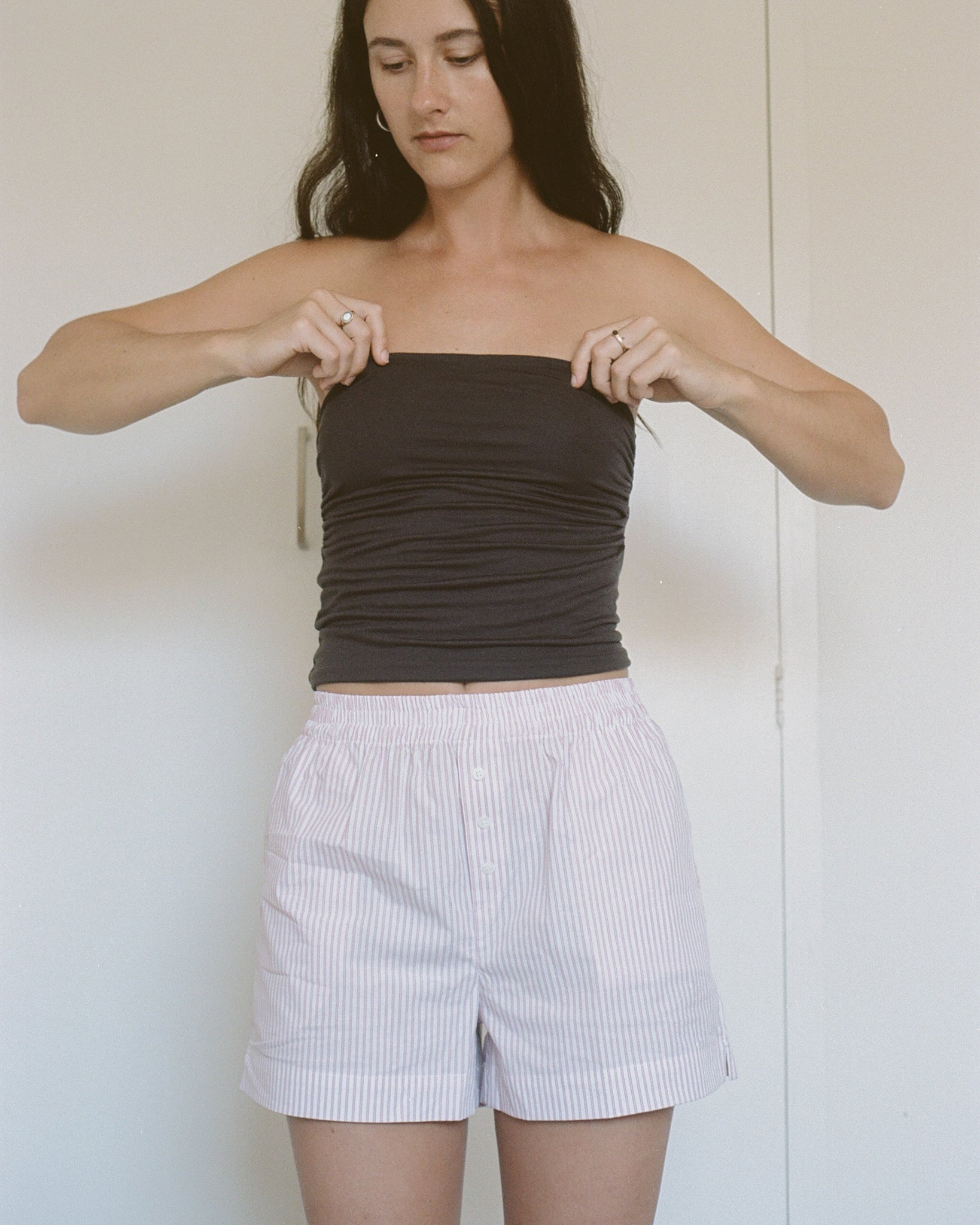 Non Boxer shorts Pink&Red Stripe
