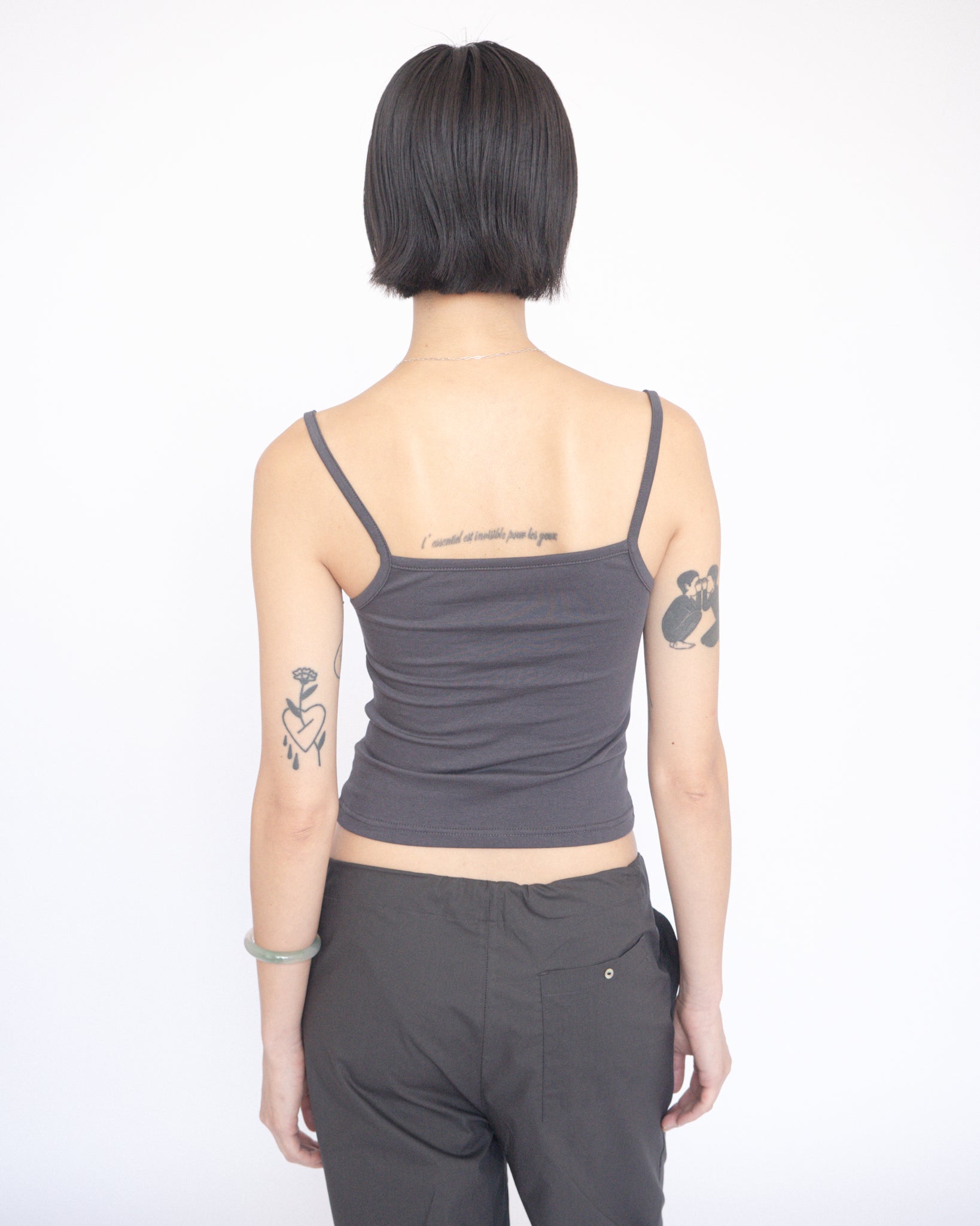 Straight Lounge Pants Charcoal Grey